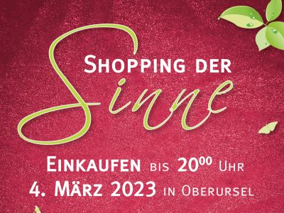 Shopping der Sinne Event in Oberursel mit Lilostore 2023